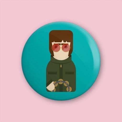 Liam Gallagher - Cute, minimalist design - 38mm button badge