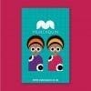 Eco friendly wooden geo girls statement earrings - ‘60s Afro Girls’