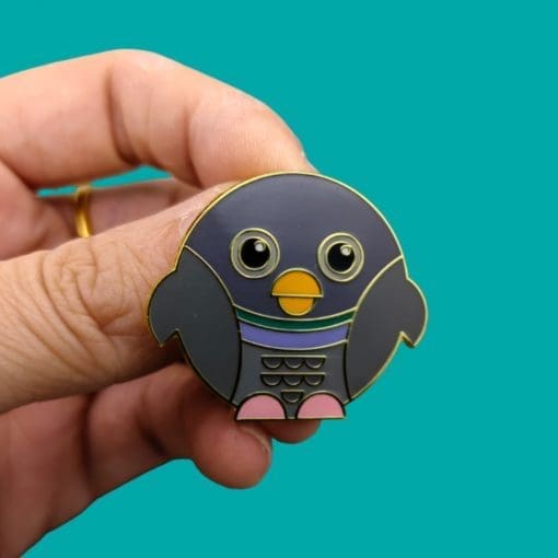 Pigeon - Little Round Birds hard enamel pin