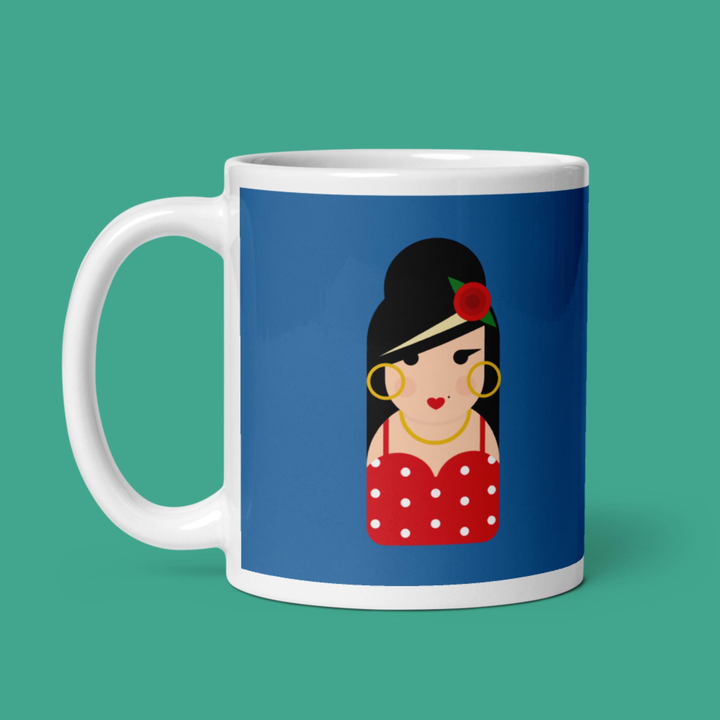 11oz Ceramic Mug - Amy Winehouse - Little Icons