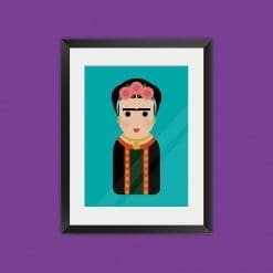 Frida Kahlo inspired unframed art print