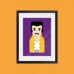 Freddie Mercury inspired unframed art print
