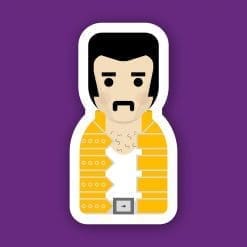 Freddie Mercury inspired large vinyl sticker
