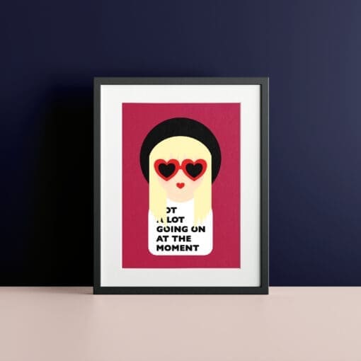 Little Icons Taylor inspired unframed art print