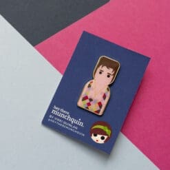 Cute hard enamel pin inspired by Harry S