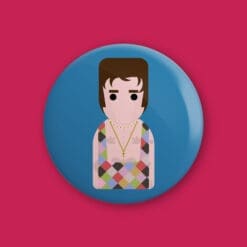 Button badge inspired by Harry Styles - Cute, minimalist design
