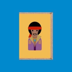 A6 Greeting card - Inspired by Jimi Hendrix - blank inside