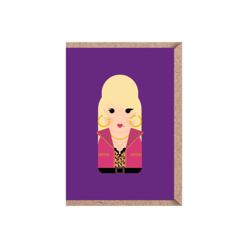 A6 Greeting card - Inspired by Dolly Parton - blank inside