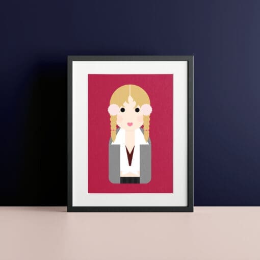 Little Icons Britney Spears inspired unframed art print