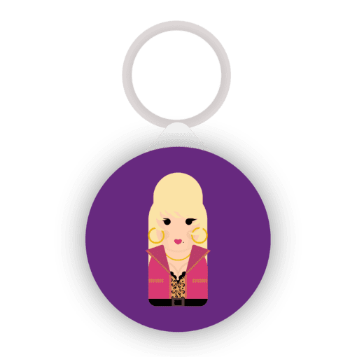 Little Icons Dolly Parton inspired keyring