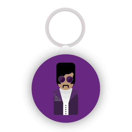 Little Icons Prince inspired keyring