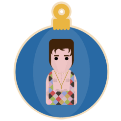 UV printed statement bauble inspired by Harry Styles