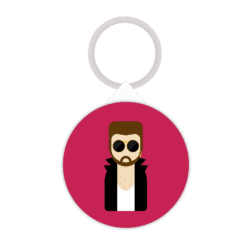 Little Icons George Michael inspired keyring