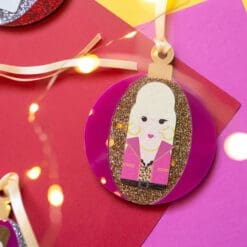 Dolly Parton inspired large, Christmas tree bauble