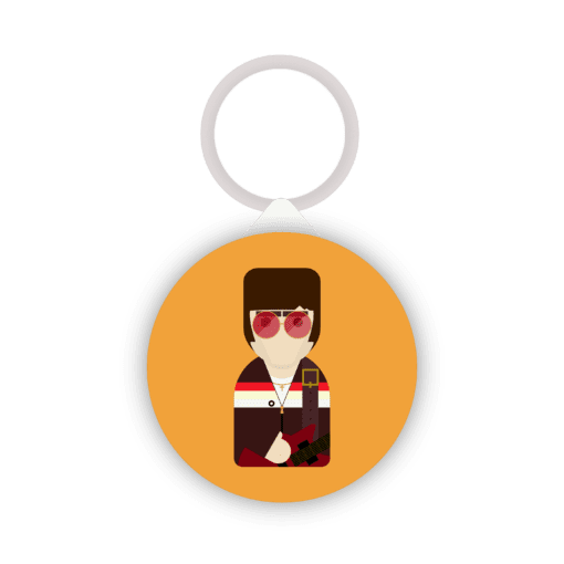 Little Icons Noel Gallagher inspired keyring