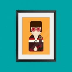 Noel Gallagher inspired unframed art print