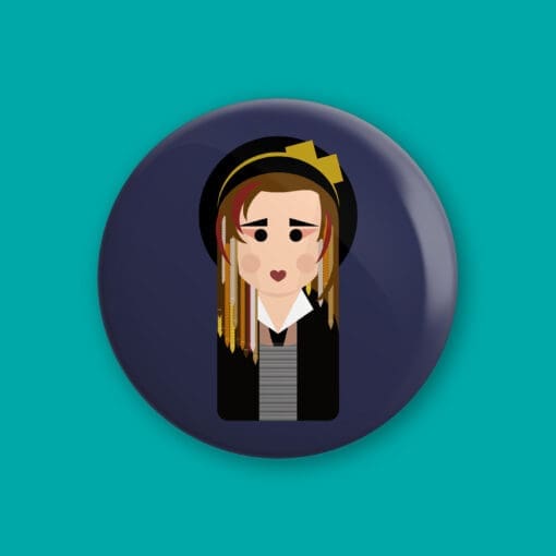 Boy George - Cute, minimalist design - 38mm button badge