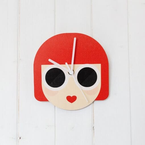 Yayoi Kusama wall clock